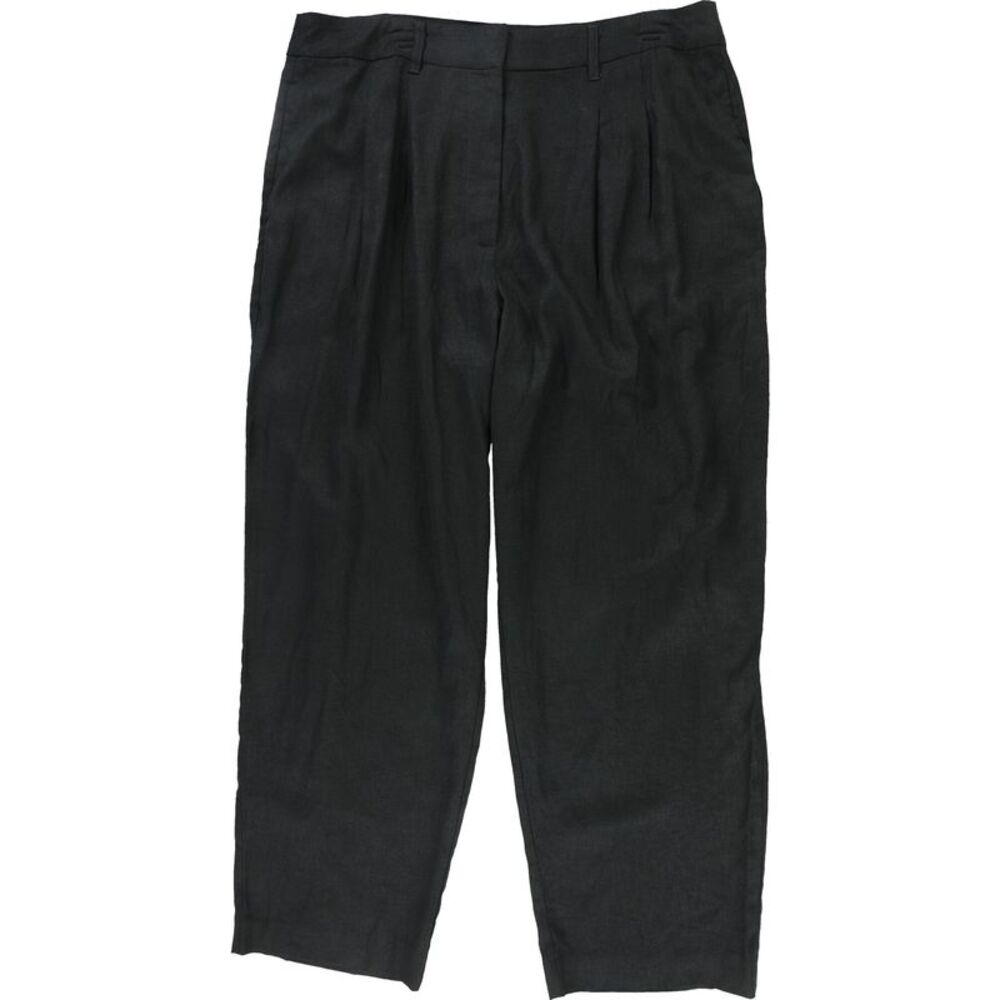 DKNY Womens Linen Blend Straight Leg Casual Pants, NWT